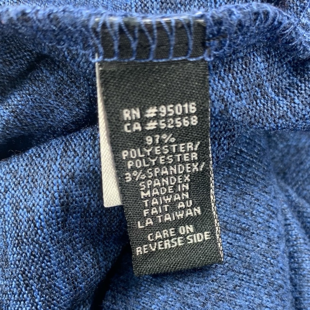 Straight Down XXL Blue 1/4 Zip Pullover DragonRidge Country Club Golf Sweater - Picture 6 of 7